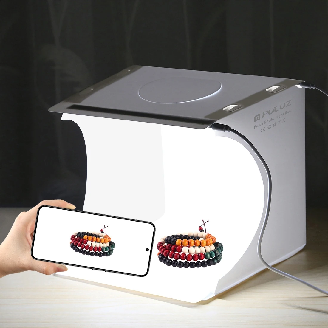 Photography Lighting Case - PULUZ 20 cm Mini 2 LED-Panels,
