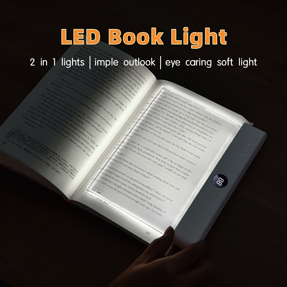 Photography Lighting Book - LED-Buchlampe und Nachtlicht 2 in 1,