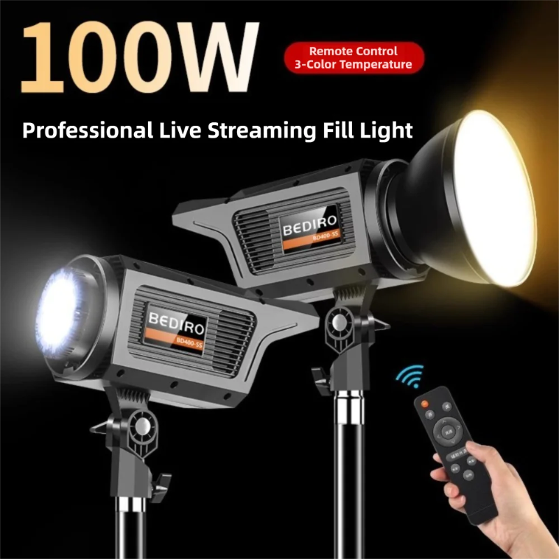 Photography Lighting Grid - 100W Studio Blitzlicht Bowens Mount 6500K