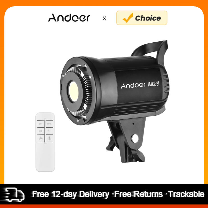 Photography Lighting Grid - Andoer LM135Bi Tragbares LED-Fotografie-Fülllicht, 135 W,