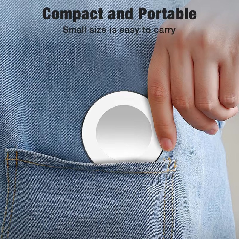 Lighting In Photography - Mini-Magnet-Taschenleuchte mit 3 Geschwindigkeitsstufen, für Selfie-Spiegel,