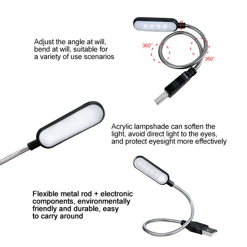 Mini 4-LED-Buchlampe, tragbar, – Photography Lighting Book Bewertung und Preis