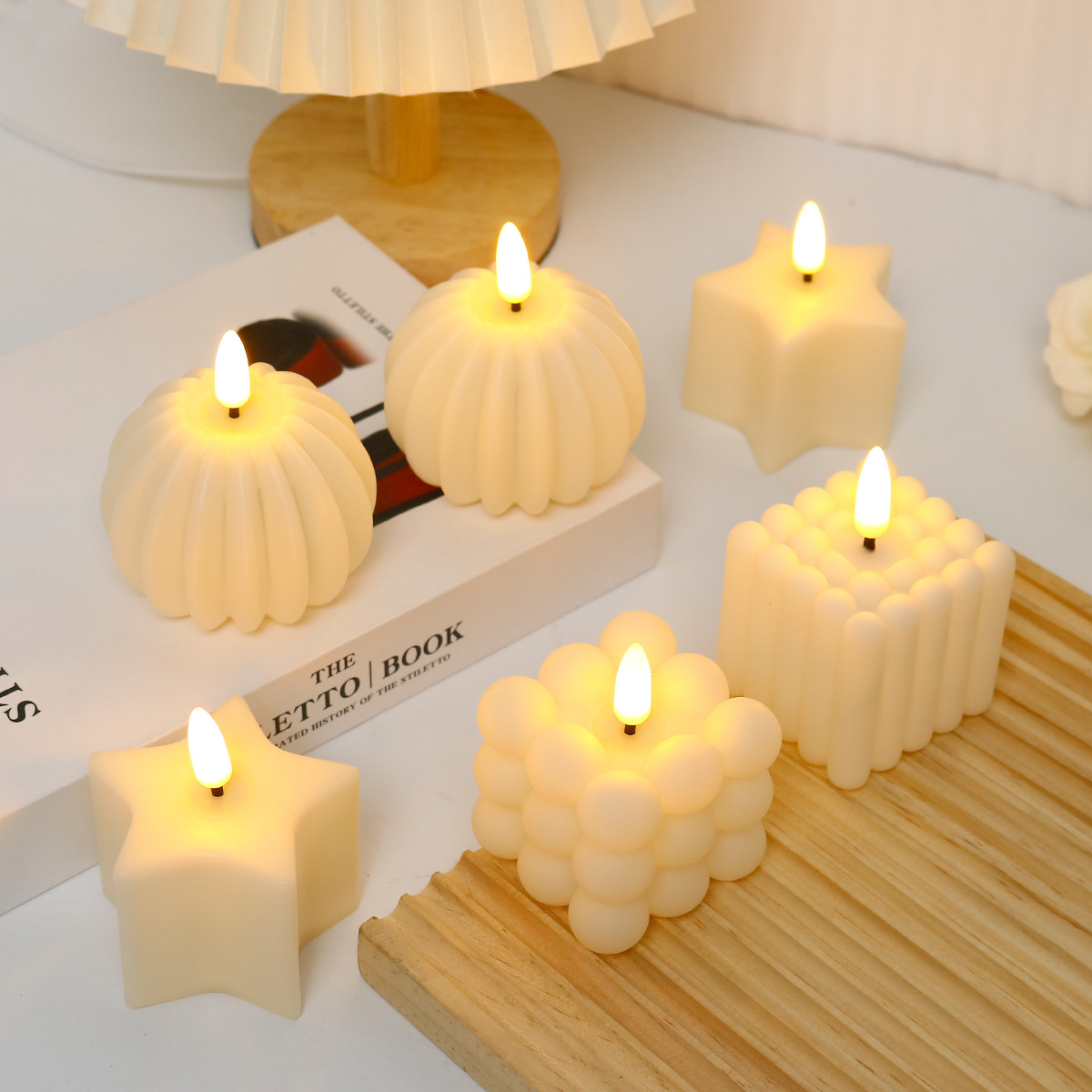 LED-Kerze Würfel für Hochzeit, – Lighting In Photography Bewertung und Preis