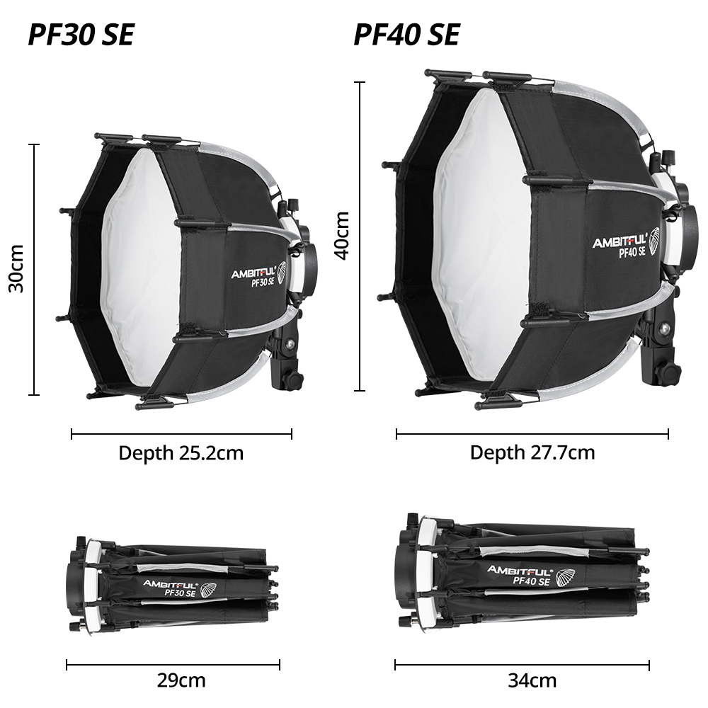 AMBITFUL PF30/PF40 30cm/40cm M – Photography Lighting Grid Bewertung und Preis