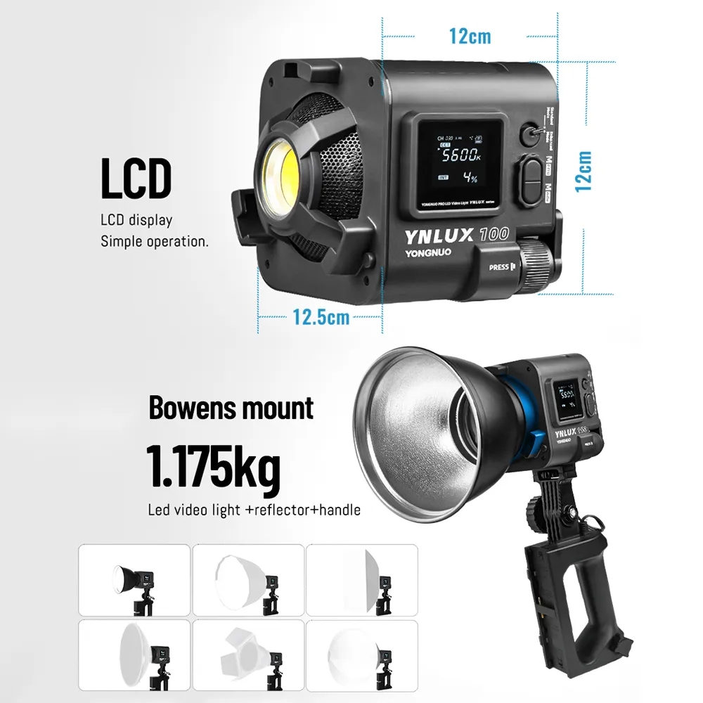 YONGNUO YNLUX100 100W 3200K-56 – Lighting In Photography Bewertung und Preis
