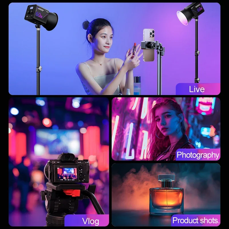 RGB-Videoleuchte, tragbare LED – Photography Lighting Grid Bewertung und Preis