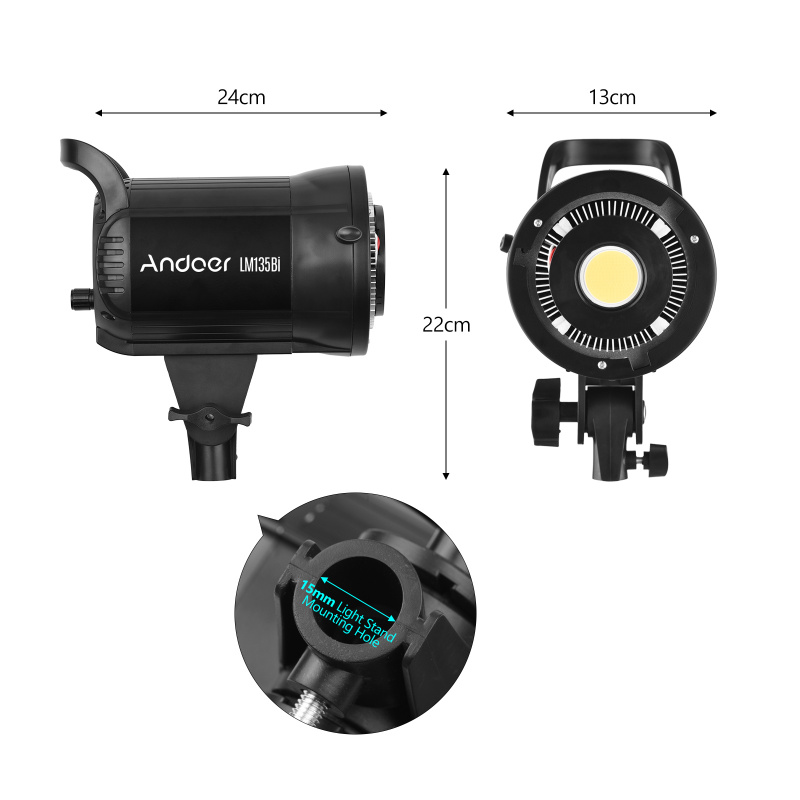 Andoer LM135Bi Tragbares LED-F – Photography Lighting Grid Bewertung und Preis