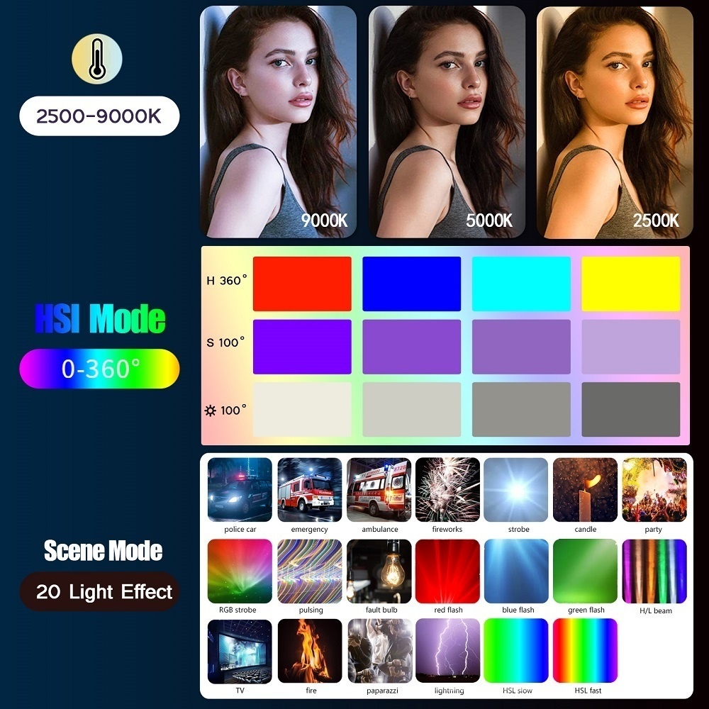 50cm RGB Stick Lichts tab leic – Photography Lighting Grid Bewertung und Preis