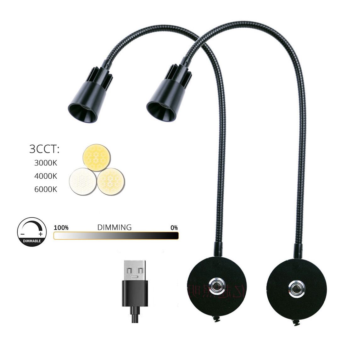 2 stücke 5V USB Nachttisch Wan – Photography Lighting Book Bewertung und Preis