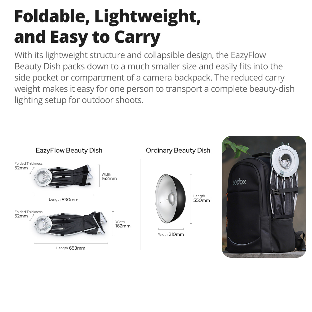 Neue Godox EazyFlow Beauty Dis – Photography Lighting Box Bewertung und Preis