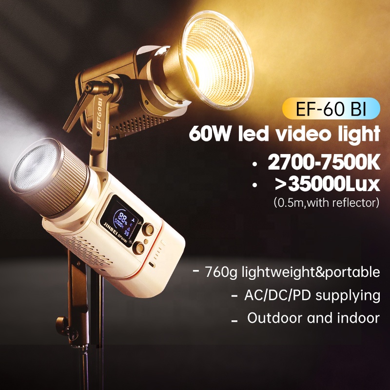 JINBEI EF-60BI 60W Fotografie- – Photography Lighting Case Bewertung und Preis